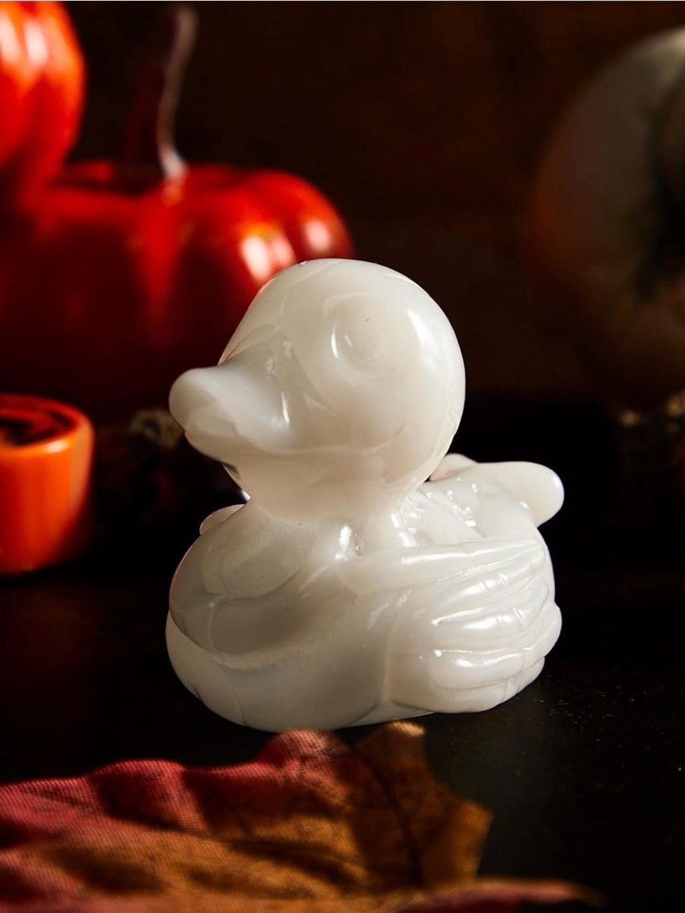 Set of 6 GLOW IN THE DARK Skeleton Rubber Ducks